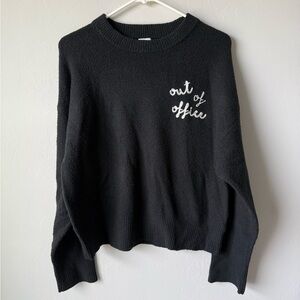 a new day Black Crew Neck Sweater